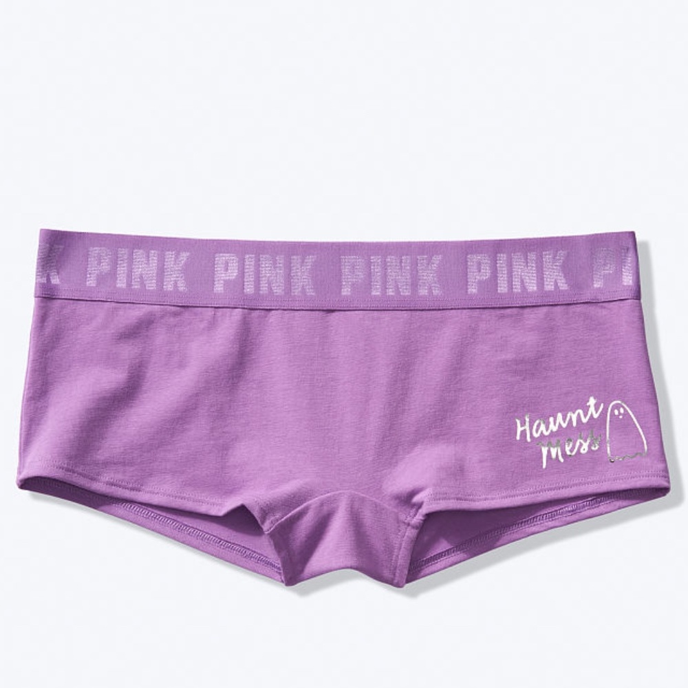 🎃 NWT! VS PINK 2020 Halloween Logo Boyshorts! 🎃